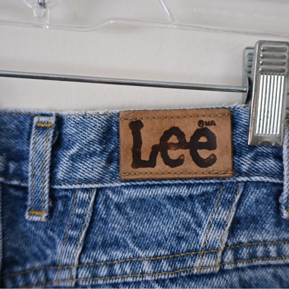 Vintage Lee 80s 90s Mom Jean Women's High Rise Light Blue Jeans Size 10 - Picture 6 of 16